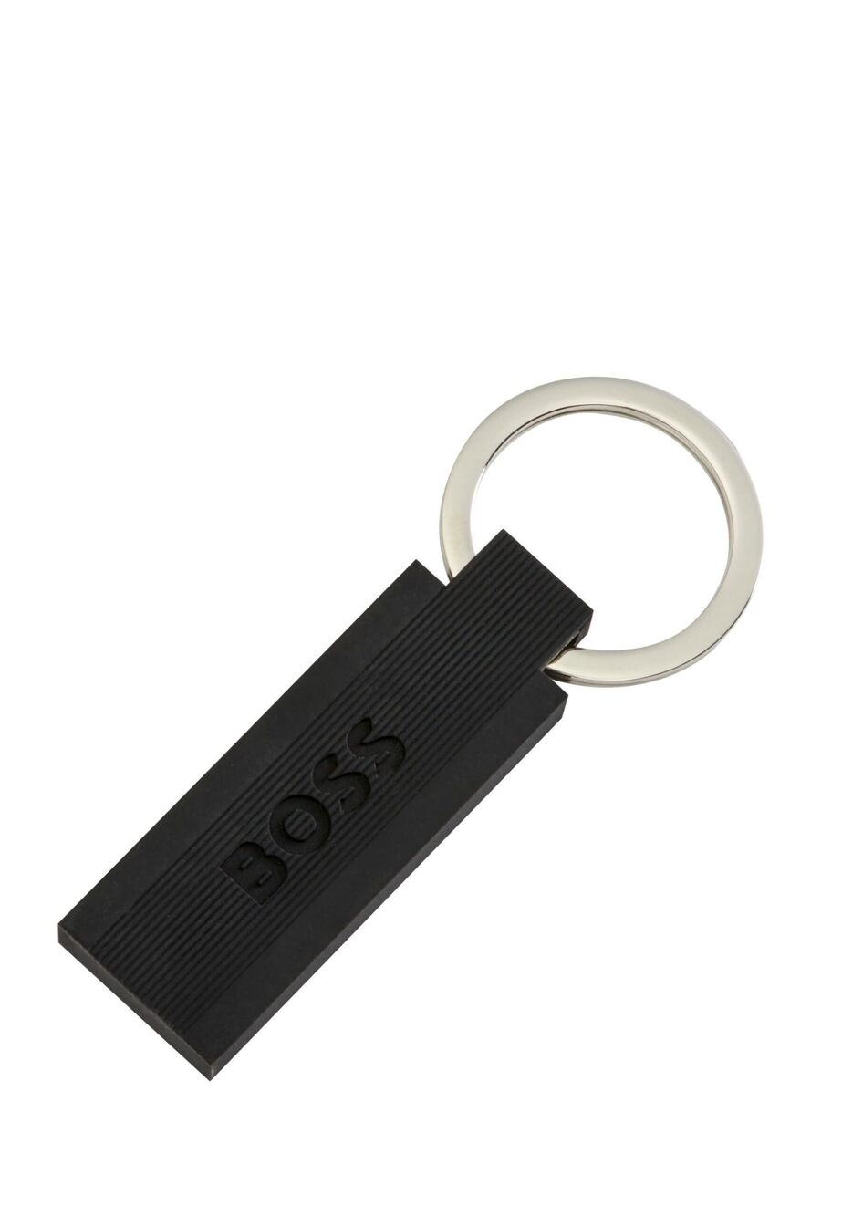 9266 Iconic Edge Keyring Black, black